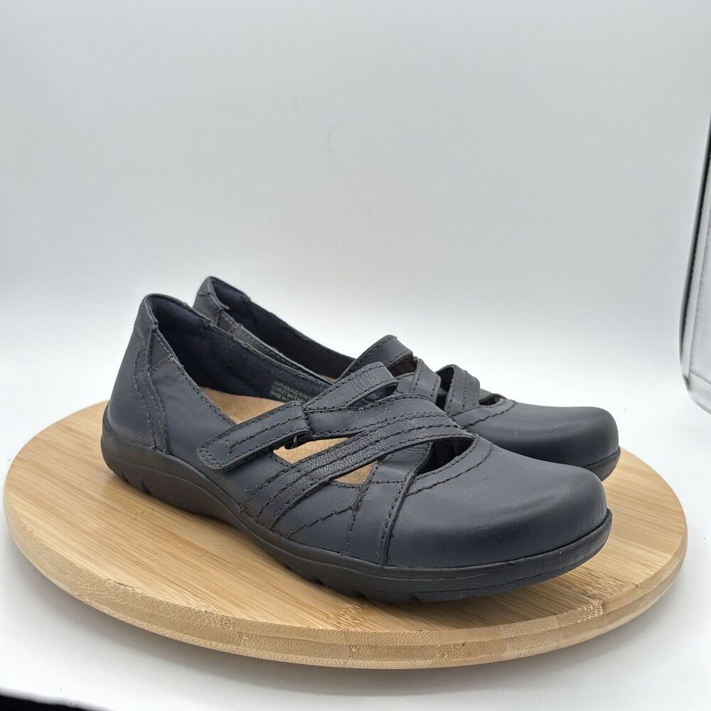 Earth Origins Rapid Raelyn Mary Jane Shoes Women’s 7 Navy Comfort Adjustable